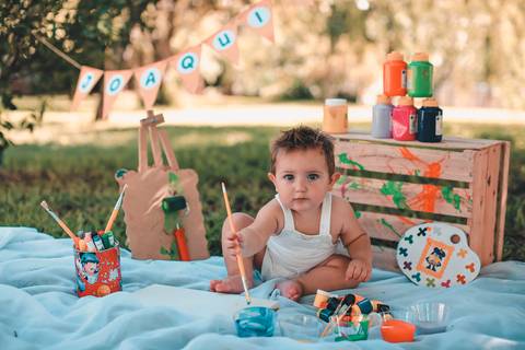 ensaio smash the cake - ensaio fotográfico infantil -  smash the cake ao ar livre – ensaio externo'