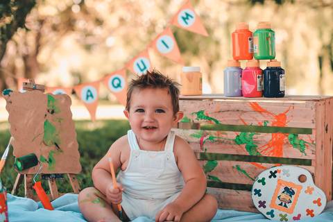 ensaio smash the cake - ensaio fotográfico infantil -  smash the cake ao ar livre – ensaio externo'