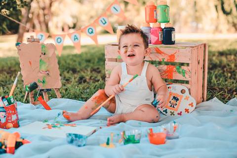 ensaio smash the cake - ensaio fotográfico infantil -  smash the cake ao ar livre – ensaio externo'