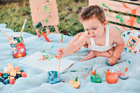 ensaio smash the cake - ensaio fotográfico infantil -  smash the cake ao ar livre – ensaio externo'