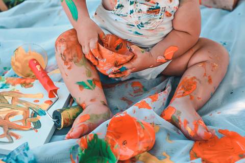 ensaio smash the cake - ensaio fotográfico infantil -  smash the cake ao ar livre – ensaio externo'