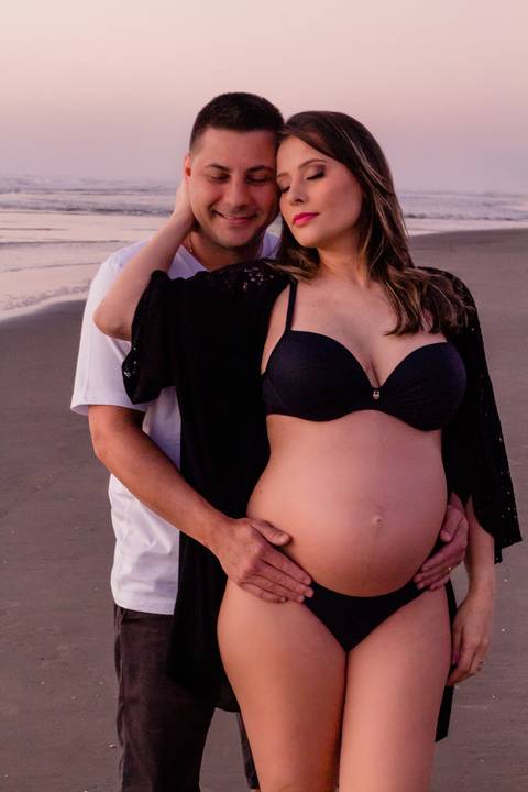 look gestante, casal, praia, fotografia na praia, gravida na praia'
