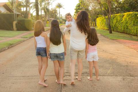 foto de família junta ensaio família'