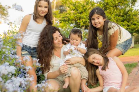 foto de família junta ensaio família'