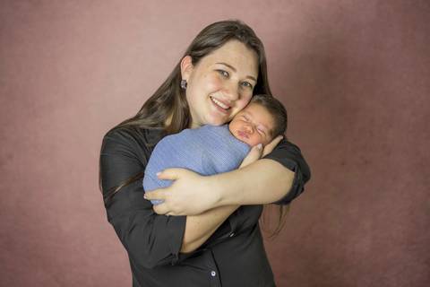 foto de recém-nascido com família ensaio newborn '