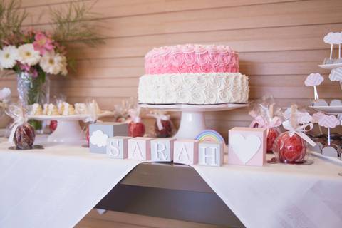 foto de decoração (chá de bebê)'