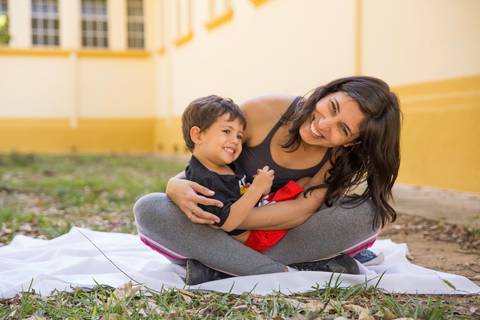 foto de criança com a mãe. ensaio família'