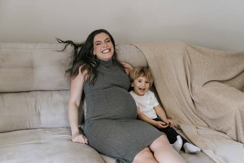 foto gestante lifestyle'