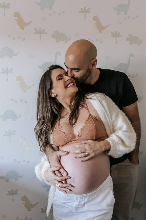 ensaio gestante casal'