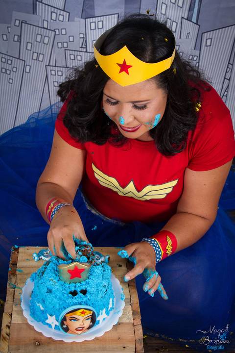 Smash the cake - Janaina - 35 anos'