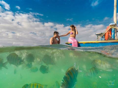 Ensaio sereia em Porto de Galinhas'