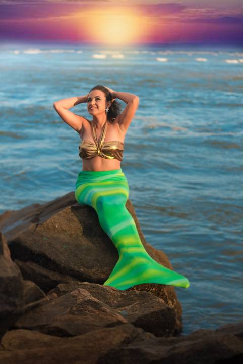 Ensaio feminino sereia'