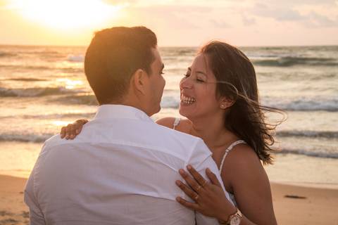  Ensaio pre-wedding na praia'