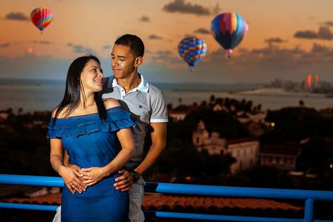 Fotografia de casal externo Recife'