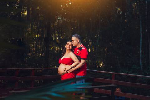 Ensaio gestante externo jardim botânico Recife'