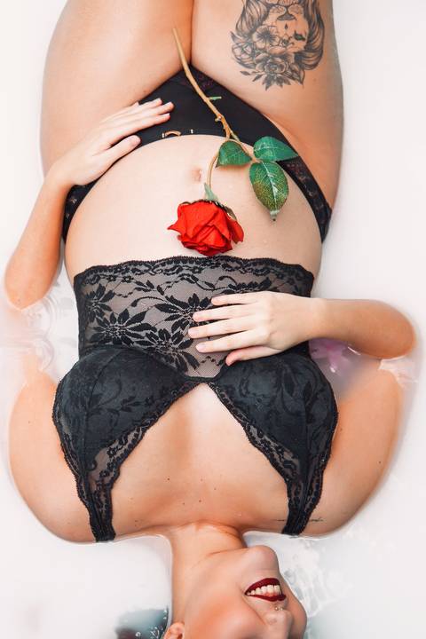 Ensaio Milk bath feminino'