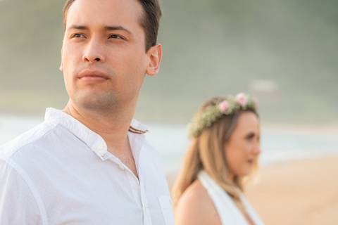 PRE WEDDING ENSAIO CASAL PRAIA DO ROSA GAROPABA NASCER DO SOL'