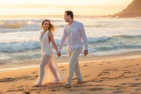 PRE WEDDING ENSAIO CASAL PRAIA DO ROSA GAROPABA NASCER DO SOL'