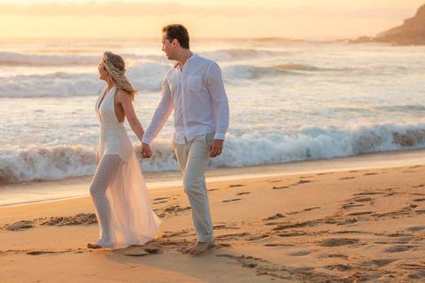 PRE WEDDING ENSAIO CASAL PRAIA DO ROSA GAROPABA NASCER DO SOL'