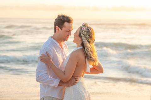 PRE WEDDING ENSAIO CASAL PRAIA DO ROSA GAROPABA NASCER DO SOL'