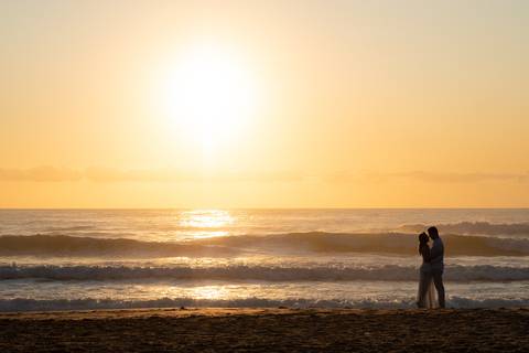 PRE WEDDING ENSAIO CASAL PRAIA DO ROSA GAROPABA NASCER DO SOL'