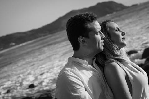 PRE WEDDING ENSAIO CASAL PRAIA DO ROSA GAROPABA NASCER DO SOL'