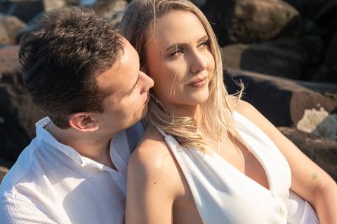 PRE WEDDING ENSAIO CASAL PRAIA DO ROSA GAROPABA NASCER DO SOL'