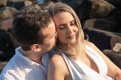 PRE WEDDING ENSAIO CASAL PRAIA DO ROSA GAROPABA NASCER DO SOL'