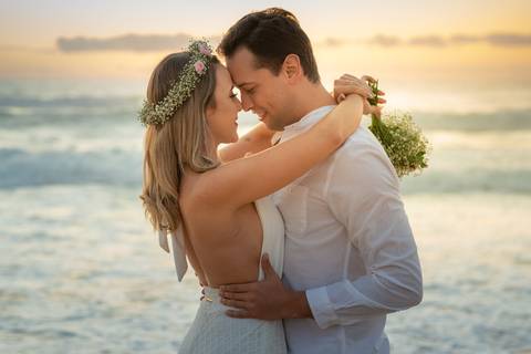 PRE WEDDING ENSAIO CASAL PRAIA DO ROSA GAROPABA NASCER DO SOL'