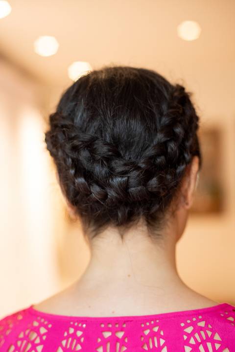 Editorial de passo a passo de penteado para Jornal Extra'