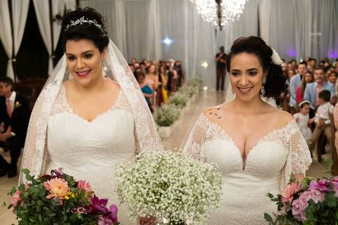 Cerimônia de casamento da Melissa com a Flávia no Quinta dos Pinheiros- Serra da Cantareira - SP'