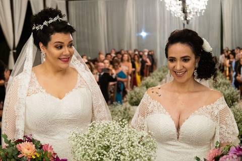 Cerimônia de casamento da Melissa com a Flávia no Quinta dos Pinheiros- Serra da Cantareira - SP'