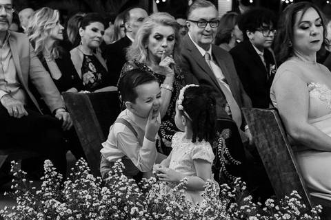 Cerimônia de casamento da Melissa com a Flávia no Quinta dos Pinheiros- Serra da Cantareira - SP'