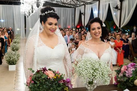 Cerimônia de casamento da Melissa com a Flávia no Quinta dos Pinheiros- Serra da Cantareira - SP'