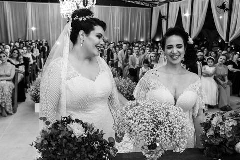 Cerimônia de casamento da Melissa com a Flávia no Quinta dos Pinheiros- Serra da Cantareira - SP'