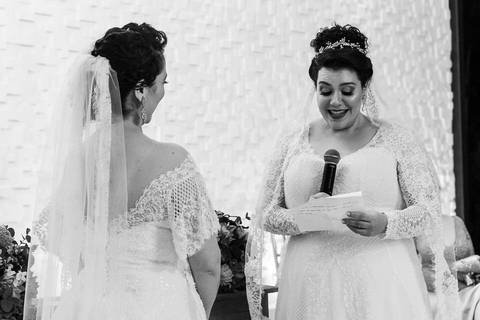 Cerimônia de casamento da Melissa com a Flávia no Quinta dos Pinheiros- Serra da Cantareira - SP'