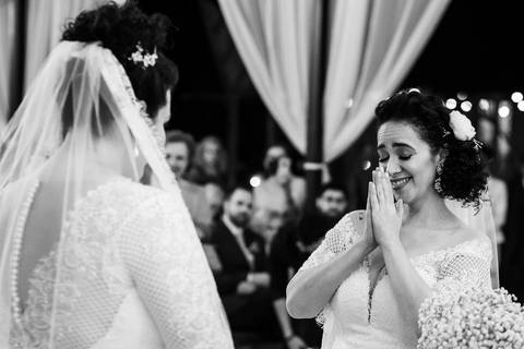 Cerimônia de casamento da Melissa com a Flávia no Quinta dos Pinheiros- Serra da Cantareira - SP'