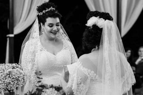 Cerimônia de casamento da Melissa com a Flávia no Quinta dos Pinheiros- Serra da Cantareira - SP'