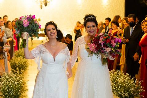 Cerimônia de casamento da Melissa com a Flávia no Quinta dos Pinheiros- Serra da Cantareira - SP'