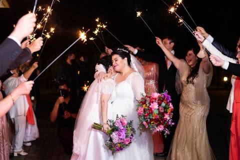 Cerimônia de casamento da Melissa com a Flávia no Quinta dos Pinheiros- Serra da Cantareira - SP'