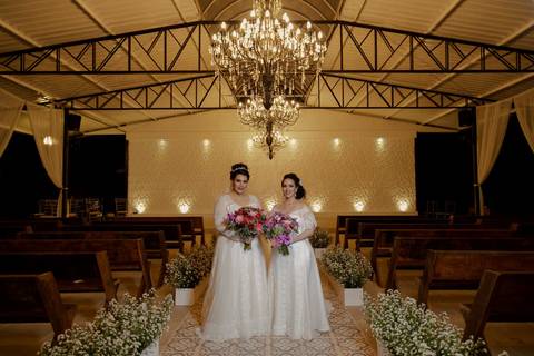 Cerimônia de casamento da Melissa com a Flávia no Quinta dos Pinheiros- Serra da Cantareira - SP'
