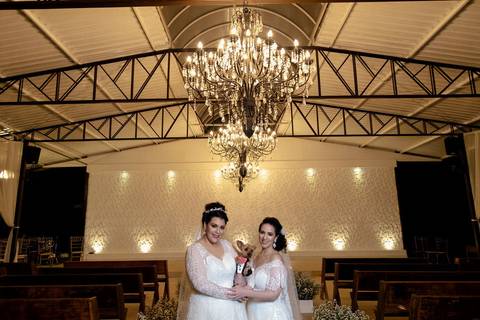 Cerimônia de casamento da Melissa com a Flávia no Quinta dos Pinheiros- Serra da Cantareira - SP'