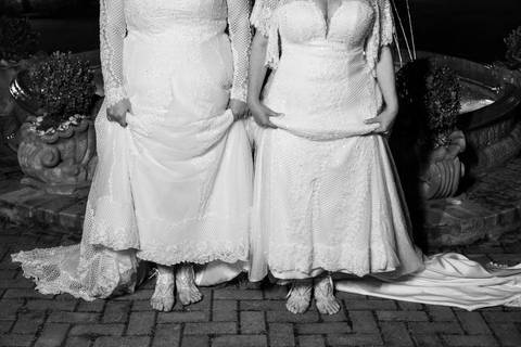 Cerimônia de casamento da Melissa com a Flávia no Quinta dos Pinheiros- Serra da Cantareira - SP'