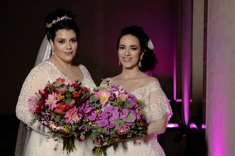 Cerimônia de casamento da Melissa com a Flávia no Quinta dos Pinheiros- Serra da Cantareira - SP'