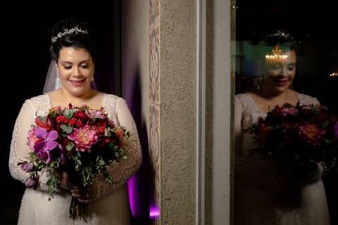 Cerimônia de casamento da Melissa com a Flávia no Quinta dos Pinheiros- Serra da Cantareira - SP'