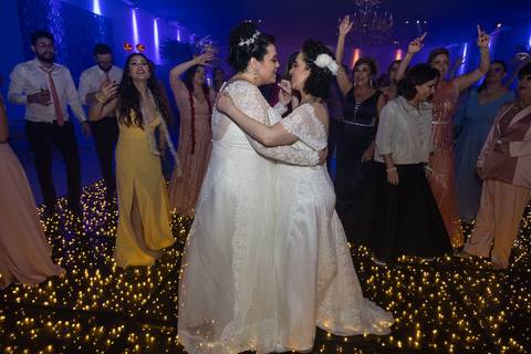 Cerimônia de casamento da Melissa com a Flávia no Quinta dos Pinheiros- Serra da Cantareira - SP'