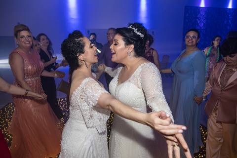 Cerimônia de casamento da Melissa com a Flávia no Quinta dos Pinheiros- Serra da Cantareira - SP'