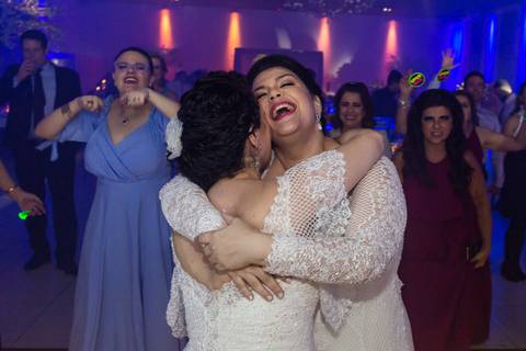 Cerimônia de casamento da Melissa com a Flávia no Quinta dos Pinheiros- Serra da Cantareira - SP'