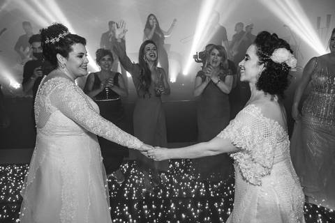 Cerimônia de casamento da Melissa com a Flávia no Quinta dos Pinheiros- Serra da Cantareira - SP'