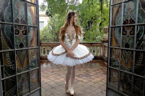 fotos da debutante de bailarina em São Paulo no Palacete Rosa '
